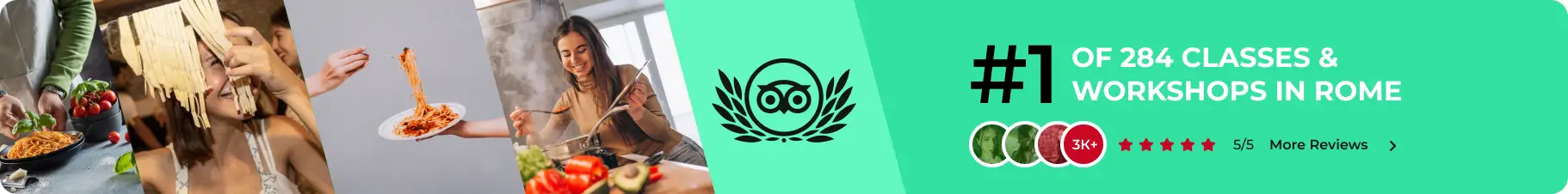 Rome With Chef - Website Banner