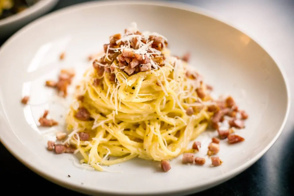 What does Carbonara mean? Cover image